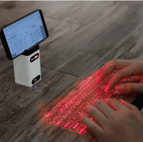 Virtual Laser Projection Keyboard with Bluetooth & Mouse Function – Wireless Touch Keyboard for Phone, iPad, Laptop & PC
