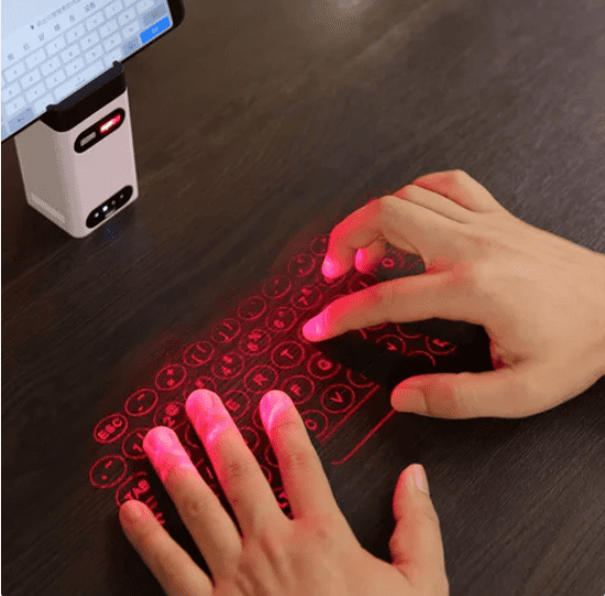 Virtual Laser Projection Keyboard with Bluetooth & Mouse Function – Wireless Touch Keyboard for Phone, iPad, Laptop & PC