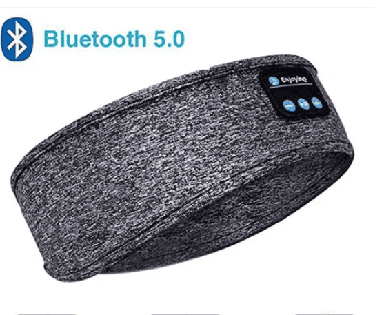 Bluetooth Sleep Headband – Wireless Headphones, Built-In Speakers, Comfortable Fabric, 10-Hour Battery Life